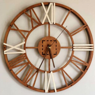 Horloge murale bois