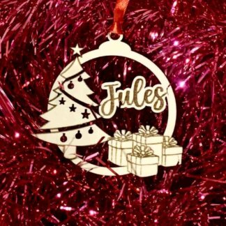 Boule de Noël personnalisée