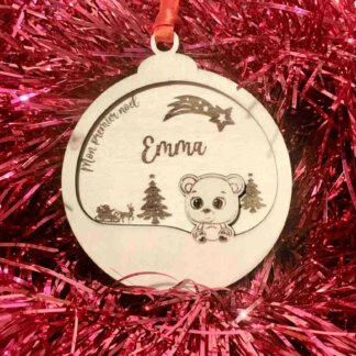 Boule de Noël personnalisée Mon premier noël