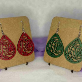 Boucle d'oreille "Les Roses"