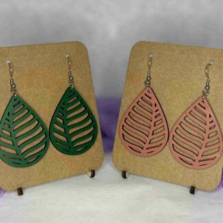 Boucle d'oreille "Feuille"