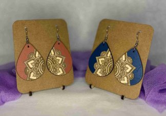 Boucle d'oreille "Les Dentelles"