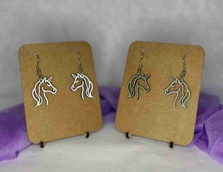 Boucle d'oreille "Licorne"