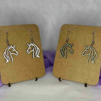 Boucle d'oreille "Licorne"