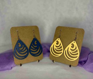 Boucle d'oreille "Vague"