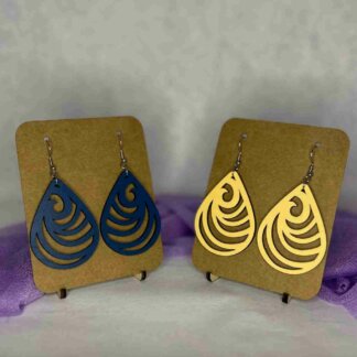 Boucle d'oreille "Vague"