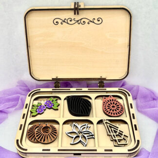 Coffret boucles d'oreilles + 6 paires au choix